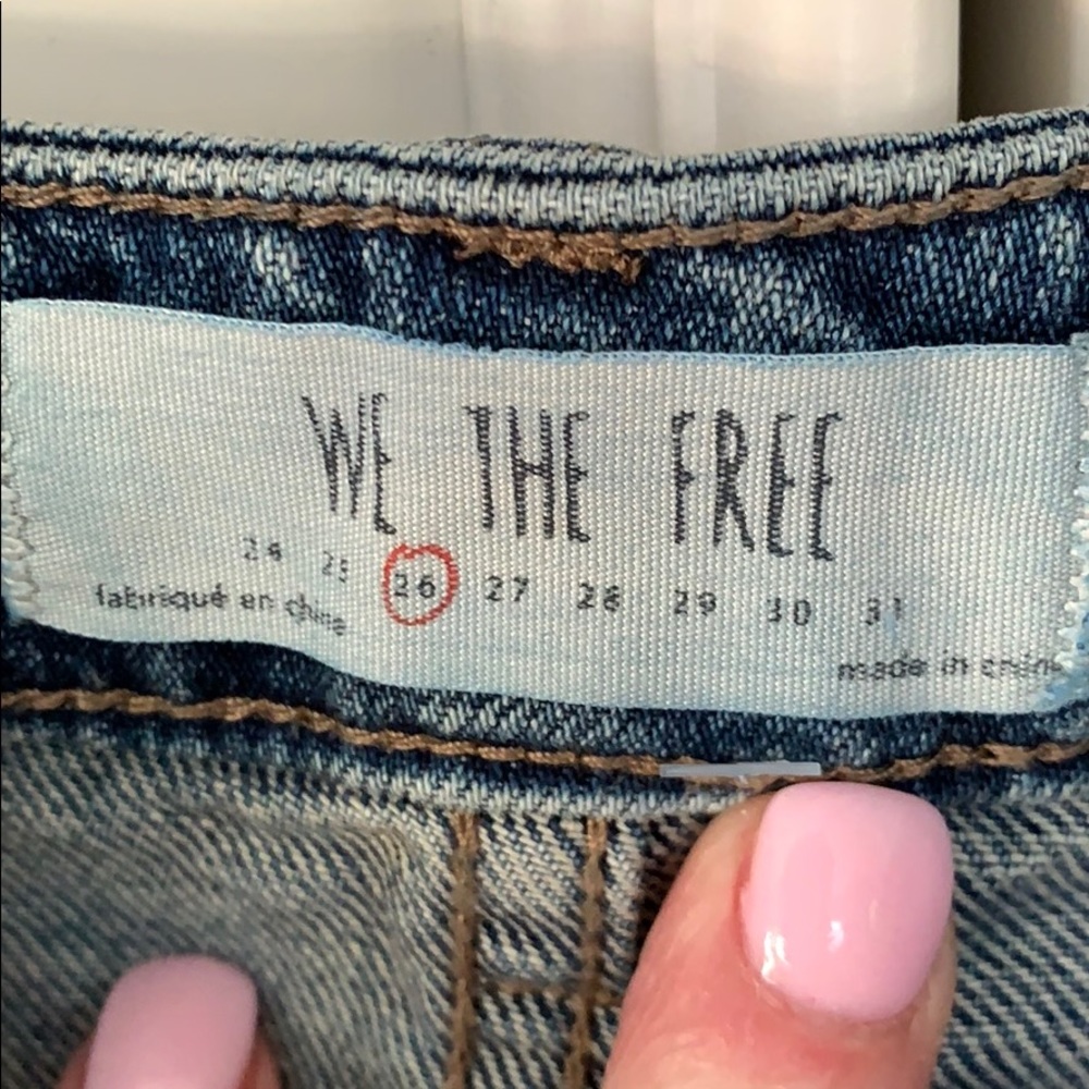 NWT FREE PEOPLE DENIM SKIRT - Picture 3 of 5